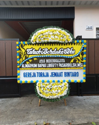 Papan Bunga Duka di Pangeran