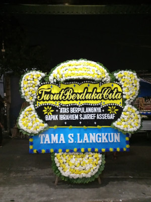 Papan Bunga Duka di Pangeran