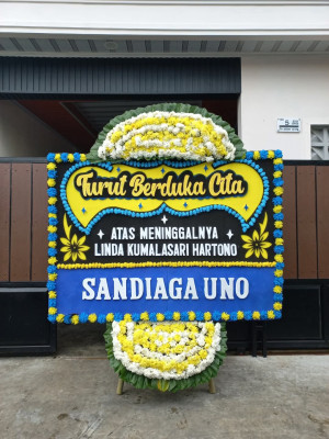 Papan Bunga Duka di Pangeran